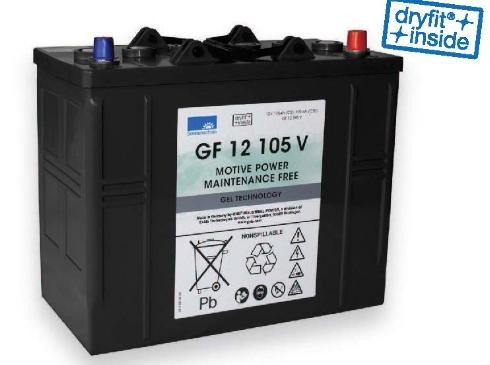 Gelbatterie Monoblock, 12V-105 Ah